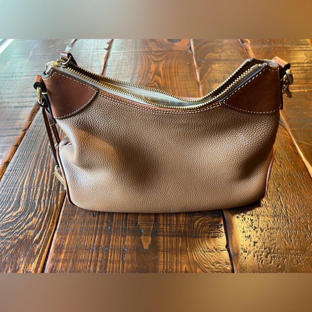 Rooney & Bourke Brown Leather Shoulder Bag *Broken Strap* - Picture 2 of 10